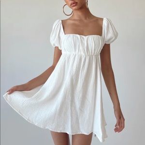 Princess Polly ‘Let’s Dance Mini Dress White’